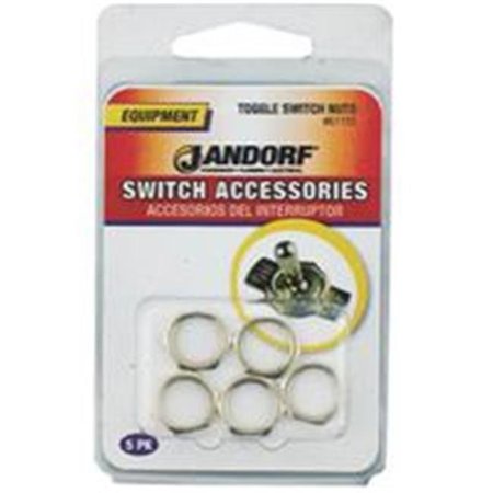 JANDORF Jandorf Specialty Hardw Toggle Switch Nuts 61155 3402823